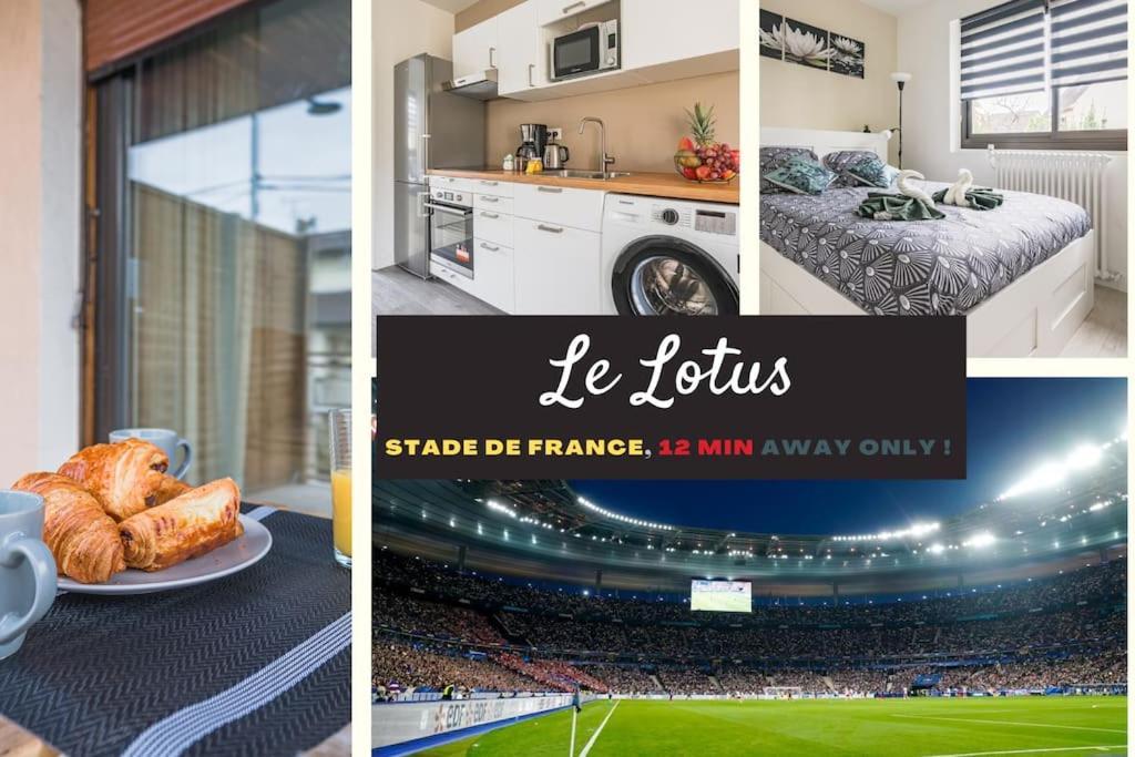 Le Lotus - Self Checkin - 20Min From Paris - Free Parking Around Apartment Drancy Exterior photo